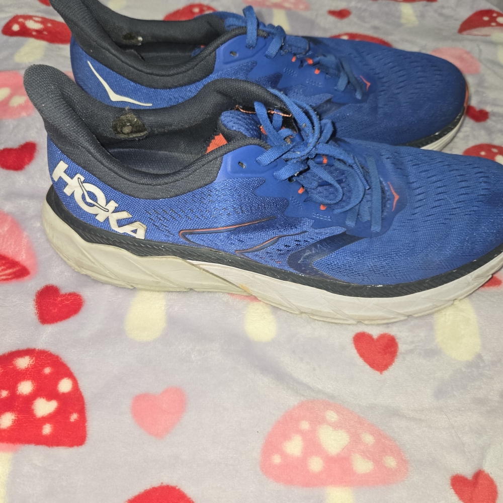 Hoka Arahi 5 Running Shoes Blue Men's 11 D Used No Box